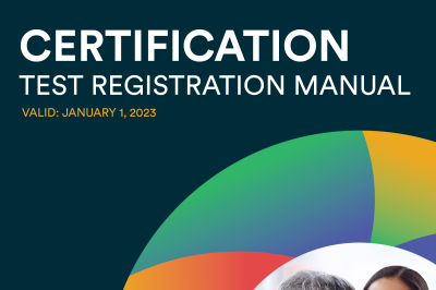 Cover of 2023 Certification Test Manual